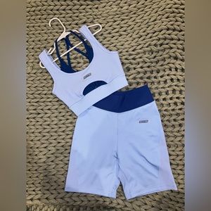 Bo+tee// workout set// blue